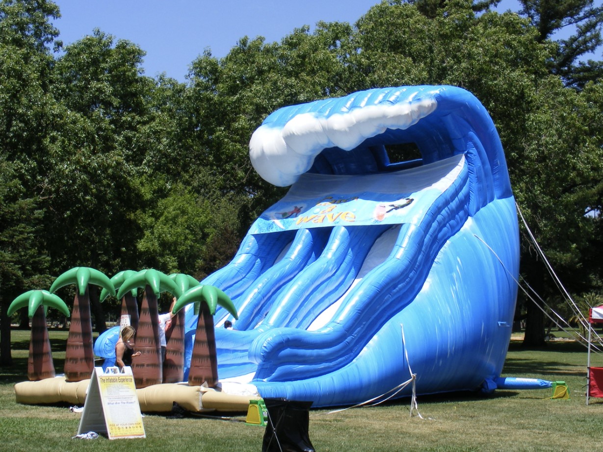 this image shows water slide rentals in Lakewood, CO